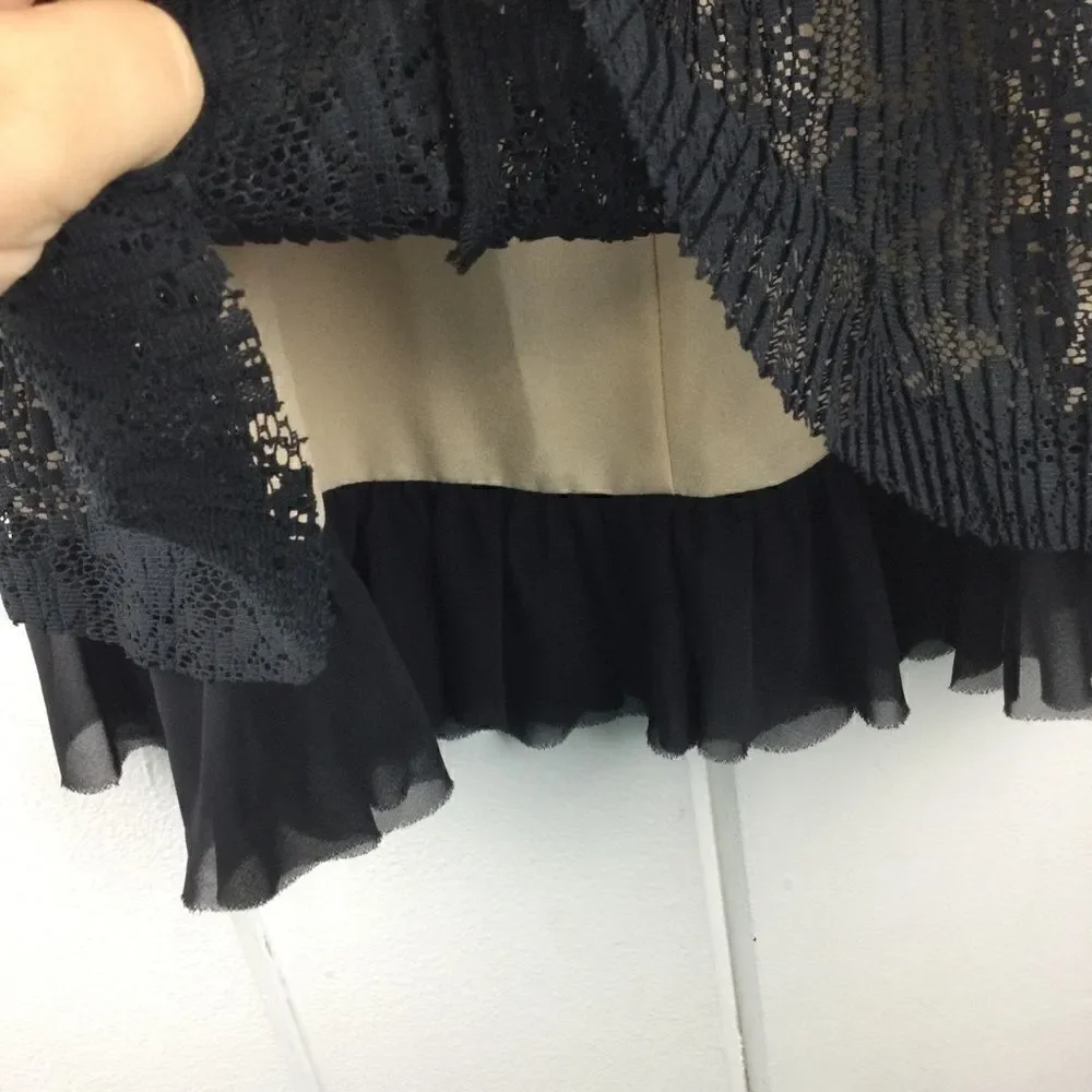 Rachel Rachel Roy Black Lace A-line Skirt - 6‎